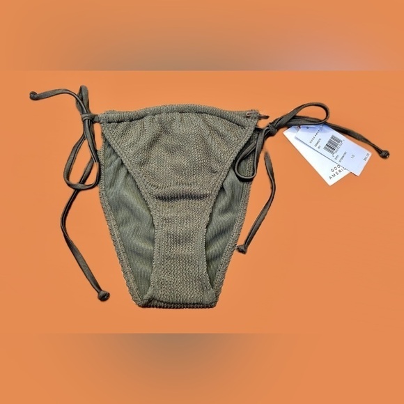 NWT Good American Always Fits Tiny Ties Bottom in Stormy001, Sizes S/M & 2XL/3XL - Picture 7 of 14